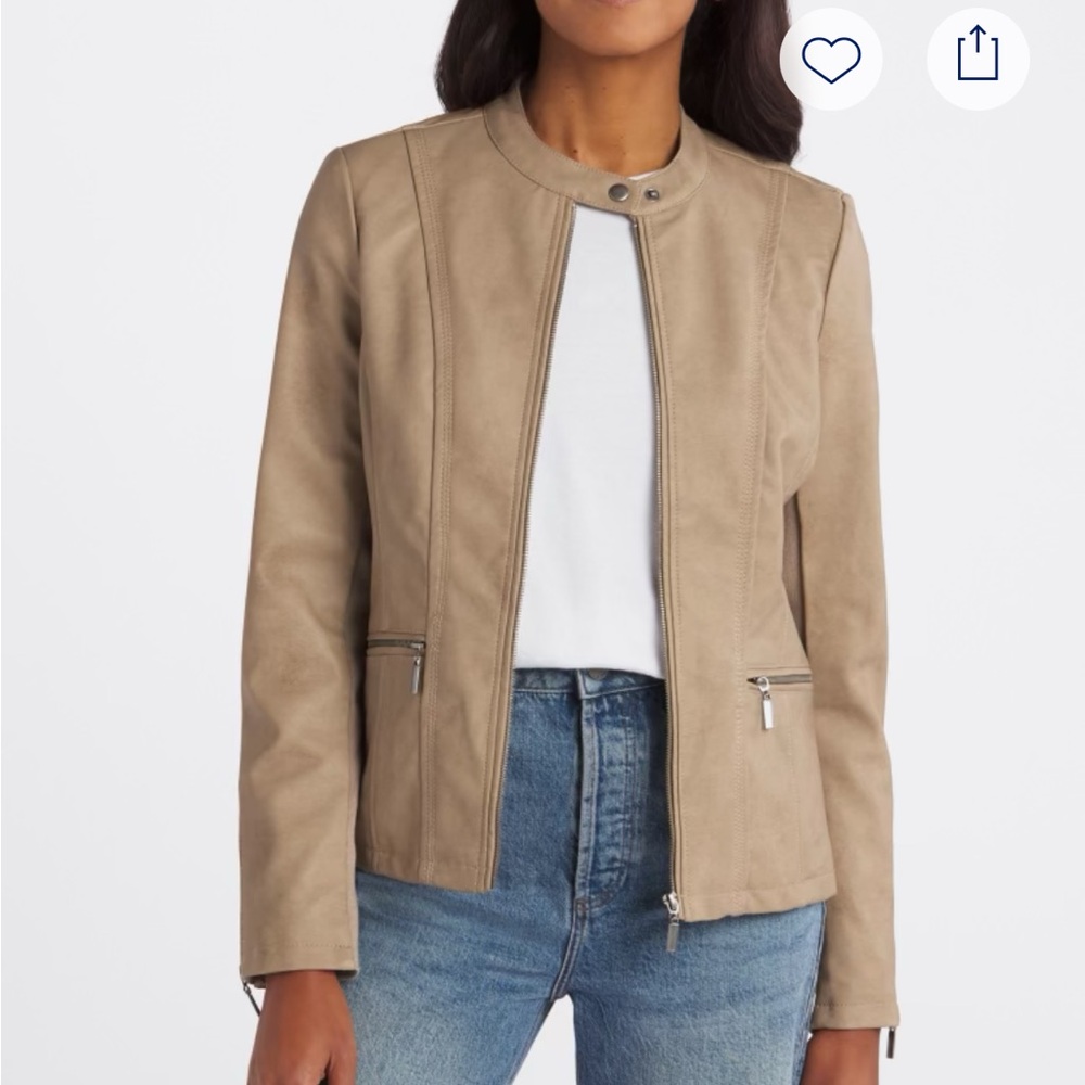 NWT *Stitch Fix* Mo-Ka Women's Tan Leather Jacket
